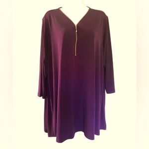 CJ Banks Purple Shirt 2X